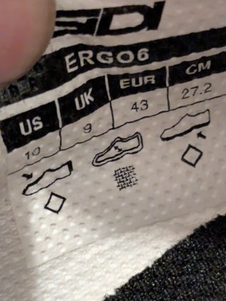 NUEVAS Zapatillas SIDI ERGO 6 talla 43.