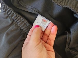 Pantalón Negro Fluido Talla G Mujer