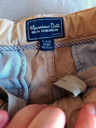 Pantalón cargo Massimo Dutti. Talla 5-6