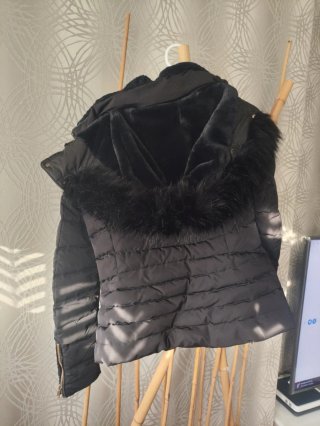 Abrigo Zara Negro Talla S