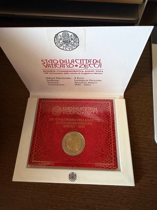 2 Euro Vaticano 2024 BU 150 Aniversario Marconi