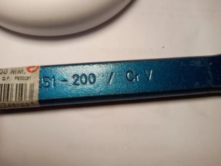 Cincel 200 mm CrV