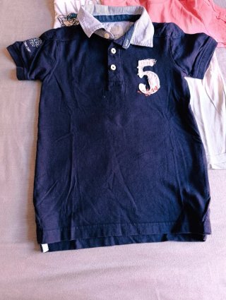 Lote 5 Camisetas Manga Corta Talla 5-6