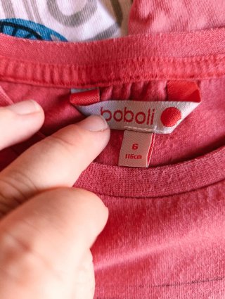 Lote 5 Camisetas Manga Corta Talla 5-6