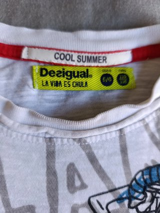 Lote 5 Camisetas Manga Corta Talla 5-6