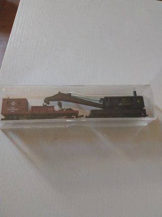 Vagón grúa modelo ERÍE LACKAWANNA Escala N