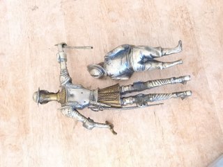 Figuras Bronce Don Quijote y Sancho Panza