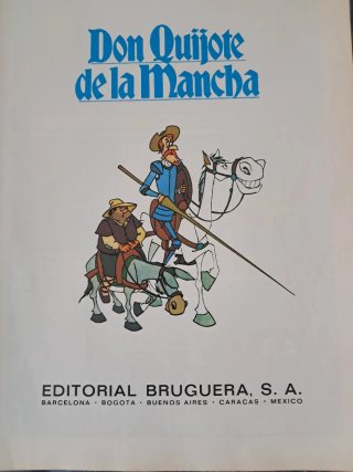 Comics Don Quijote de la Mancha