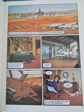 Comics Don Quijote de la Mancha