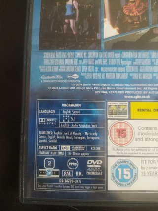 Resident Evil: Apocalipsis DVD (Español)