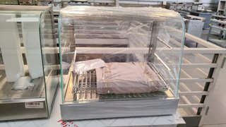 Vitrina expositora de cristal