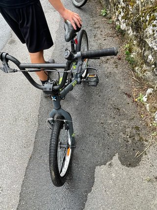 Bicicleta BMX gris