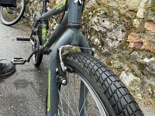 Bicicleta BMX gris
