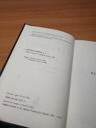 Dialogos IV República de Platón Clásica Gredos