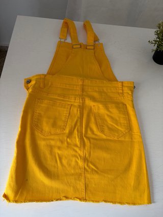 Peto falda amarillo mostaza