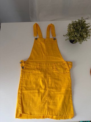 Peto falda amarillo mostaza