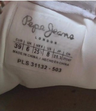 Zapatillas Pepe Jeans Beige y Rosa Talla [Talla]