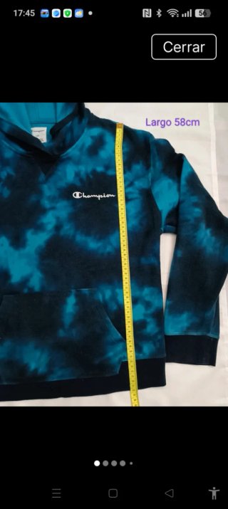 Sudadera Champion Tie-Dye Azul/Verde