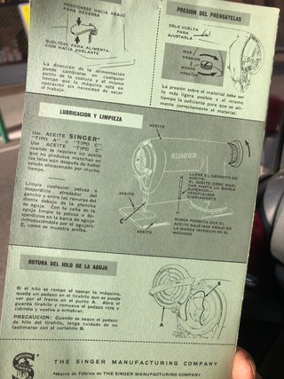 Instrucciones Máquina Coser Singer 451k105