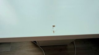 Escritorio Ikea Blanco y Negro