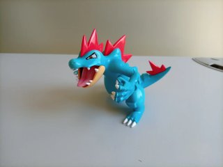 Figuras Blastoise y Feraligatr Pokémon