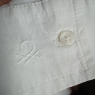 Camisa Benetton Blanca Talla M