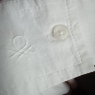 Camisa Benetton Blanca Talla M