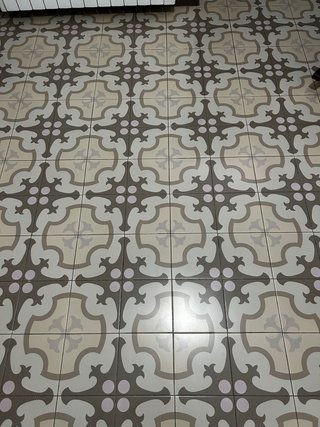 Pavimento efecto hidráulico