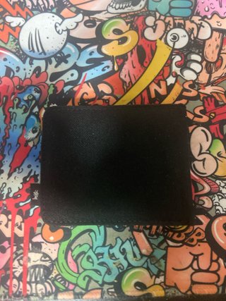 Cartera Stussy Negra Bordada