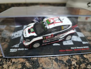 Maqueta Ford Fiesta WRC Wales Rally 2017