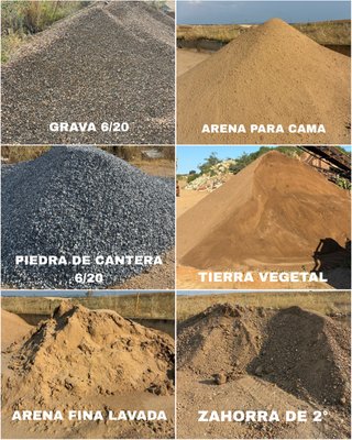 VENTA DE ÁRIDOS PARA CONSTRUCCIÓN Y OBRA