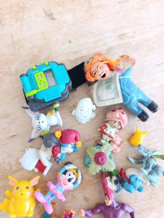 Lote muñecos figuras pvc Pokemon digimon Phantom