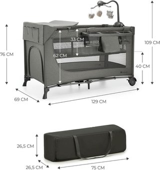 Cuna de viaje Kinderkraft