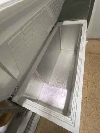 Congelador arcón grande blanco