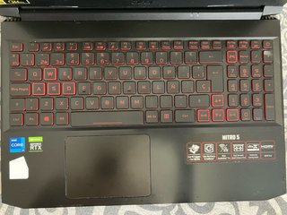 Portátil Acer Nitro 5 Nero e Rosso