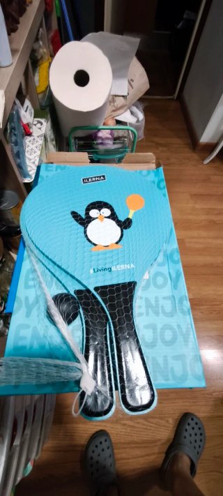 Paleta de ping pong y pelota ILERNA