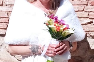 Traje de novia blanco