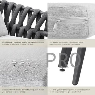 Silla de aluminio