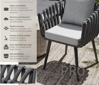 Silla de aluminio