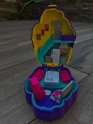 Lote Polly Pocket Casa Nieve y Cupcake
