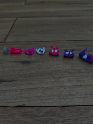 Lote Polly Pocket Casa Nieve y Cupcake
