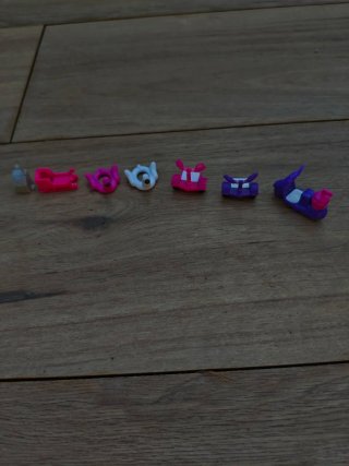 Lote Polly Pocket Casa Nieve y Cupcake