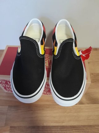 Vans Clásicas Slip-On Llamas Talla 36,5