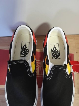 Vans Clásicas Slip-On Llamas Talla 36,5