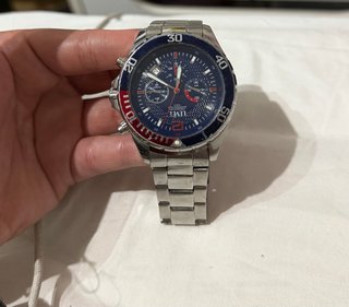 Reloj Level Cronógrafo Azul y Plateado