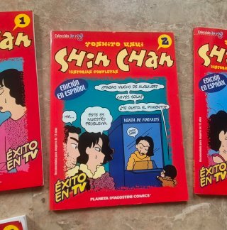 6 Cómics Shin-Chan Historias Completas (Nº 1 al 6)