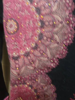 Jersey Desigual Mujer Talla S Negra y Rosa