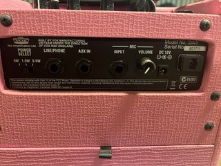 Amplificador Vox DA5 Rosa