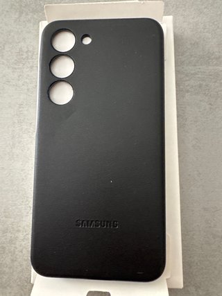 Funda Samsung Galaxy S23 Cuero Vegano Negra