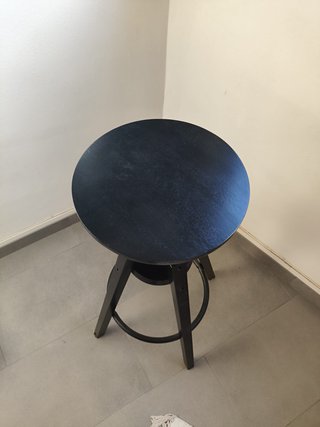 Taburete DALFRED IKEA Negro